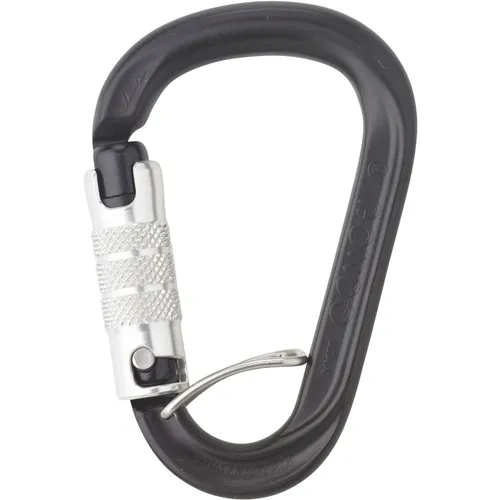 Produktbild Austrialpin HMS Rondo 3-Way Selfie Karabiner (Größe One Size, schwarz)