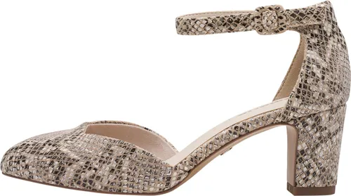Tamaris Damen Pumps mit Blockabsatz, beige, 42 EU in beige von Tamaris