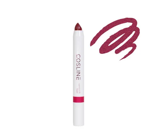 Cosline Cosmetics Lippenstift langanhaltend, pflegend, cremige Textur, mit natürlichen Inhaltsstoffen, Made in Germany