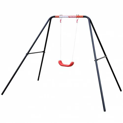 MUWO Kinder Spielgerüst mit Einzelschaukel – Spaß für den Garten - Schaukeln – Das Aladin Einzelschaukel-Spielgerät ist ideal für Kinder von 3 bis 8 Jahren, belastbar bis 50 kg und aus wetterfestem Material. Perfekt für unvergessliche Spielmomente im Freien!