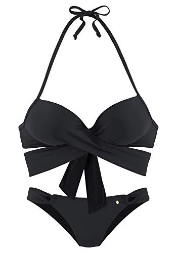 Produktbild Push-Up-Bikini S.OLIVER für Damen, Gr. 38, schwarz