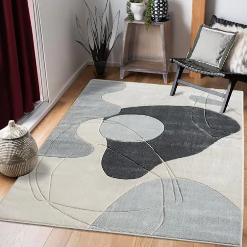 payé Teppich Bonita 58 Kurzflor 120x170 cm Grey