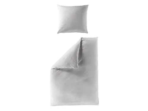BIERBAUM Bettwäsche Elegant uni, Mako-Satin 2-teilig - Bettwäsche-Sets aus 100% Baumwolle, luxuriös und pflegeleicht für königlichen Schlafkomfort.