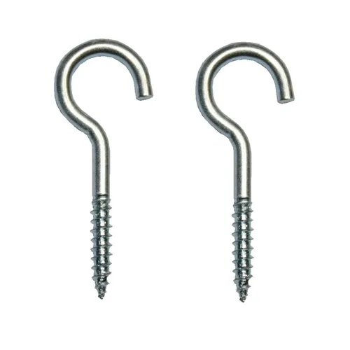 Stahlhaken Wandhaken Deckenhaken 50mm 2 Stück (0289)