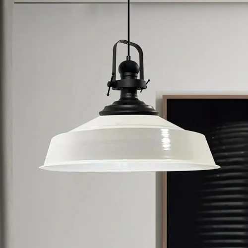 Bamyum Pendelleuchte Schwarz-Asletl – Moderne Hängelampe Ø40 cm, dimmbar, E27