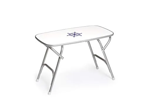 FORMA MARINE Bootstisch klappbar 88 cm x 50.5 cm x 61 cm Höhe Marine Aluminium Yachtdeckmöbel M250