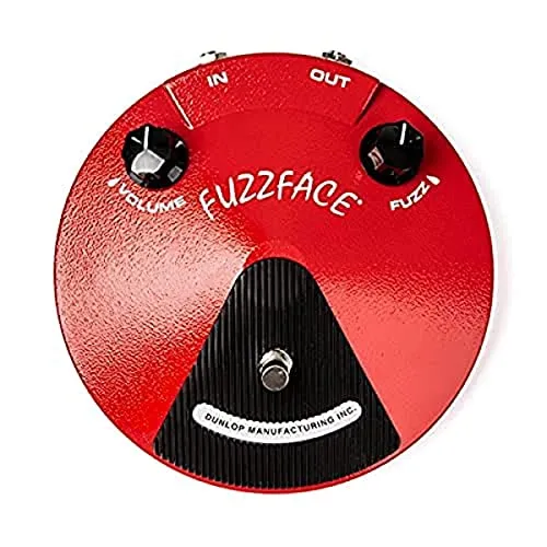 Jim Dunlop Fuzzface Distortion-Effektpedal - Gitarren-Effektgeräte - Originalgetreue Fuzz Reproduktion, inspiriert von den Legenden der 60er und 70er Jahre, für unverwechselbaren Sound.