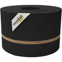 zaunzu Sichtschutzstreifen Premium für Doppelstabmatten - 50m Schwarz - Zaunelemente mit genarbter Oberfläche für modernen Sichtschutz. Einfache Montage ohne Clips, robustes PP-Material für optimale Blickdichte und Windschutz.