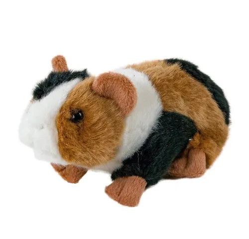Teddys Rothenburg Kuscheltier Meerschweinchen 17 cm dreifarbig Plüschmeerschweinchen (Meerschweinchen gescheckt 17 cm schwarz-weiß-braun, Meersau)