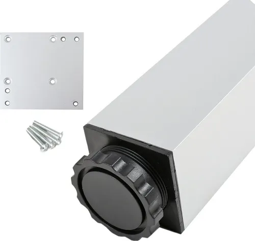 Tischstempel Bistrotischfuss Aluminium Optik Höhe 1100mm Eckig 60x60mm Tischbein