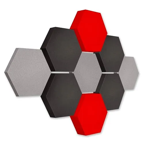 platino24 3D Wandpaneel Edition LOFT – Akustikelemente für moderne Räume - 9 hochwertige Akustikelemente in verschiedenen Größen für optimale Raumakustik. Ideal für kreative Gestaltungen in Wohn- und Arbeitsbereichen. Einfache Montage und attraktive Farbvarianten.