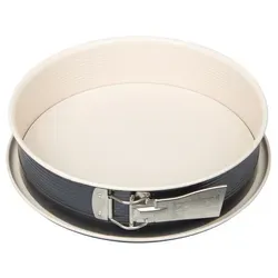 Zenker Springform Ø 28 cm CREME NOIR - Springform mit keramisch verstärkter Antihaftbeschichtung für müheloses Entformen und hitzebeständig bis 230°C - ideal für kreative Backideen.