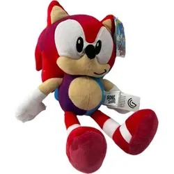Sonic The Hedgehog - SEGA - Sonic Plüschtier 30 cm, Sonic Kuscheltier (Sonic Rainbow rot)