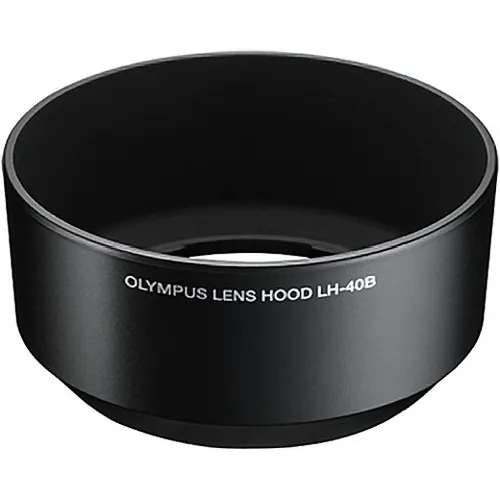 Olympus LH-40B Gegenlichtblende schwarz für M. Zuiko 45mm 1.8 - Objektive: Hochwertige Gegenlichtblende für optimalen Blendschutz und Kontraststeigerung bei Fotos.