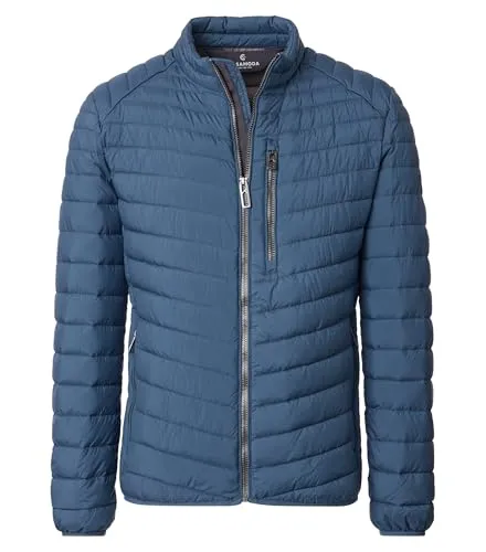 CASA MODA Light Weight Jacke 116 blau XL - Klassische Steppjacke mit robuster Struktur und wind- sowie wasserabweisenden Eigenschaften. Ideal für Freizeit und Reisen, bietet sie Komfort und ausreichend Platz in den Taschen.