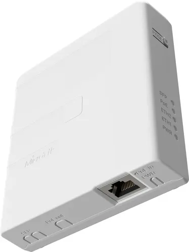 MikroTik GPEN21 PoE-Injector - DC 12 - 57 V - Zuverlässiger MikroTik GPEN21 Power Injector für PoE-Anwendungen. Ideal zur Stromversorgung von Geräten über Ethernet-Kabel, kompakt und effizient im Einsatz.