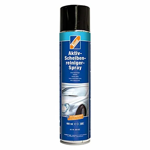 TECHNOLIT Aktiv Scheibenreiniger Spray 600 ml, Glasreiniger, Insektenentferner, Schaumreiniger