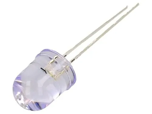 2X OSB64LA131A-CRLED14 CRLED 10mm blau (ice blue) 10000mcd 30° Front: gewölbt OP