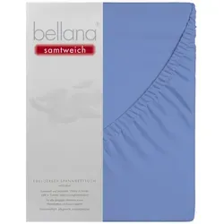 bellana Spannbettlaken samtweich, Jersey, Gummizug - Bettlaken für Matratzen 140-160 cm x 200-220 cm, perfekte Passform dank Elasthan und pflegeleicht, ideal für Boxspringbetten und hohe Matratzen.