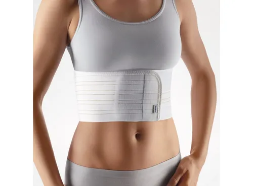 Seeger Gesundheitshaus Rückenbandage Rippengürtel für Damen Thorax-Bandage, Weiß Größe XL