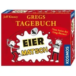 Eier Matsch - KOSMOS Gregs Tagebuch - Gesellschaftsspiel für die ganze Familie, voller Action und Spaß. Schnelles Reagieren und kreatives Denken sind gefragt, um das Ei nicht in den Händen zu halten!