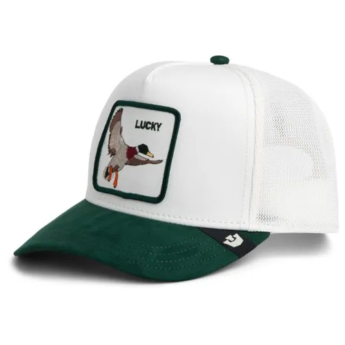 GOORIN Bros. Suede Duck Trucker Cap – Klassische Basecap mit Entenmotiv - Stylische Trucker Cap mit hochwertigem Suede-Material und klassischem Entenmotiv. Ideal für einen lässigen Look. Einheitsgröße, handwaschbar und mit praktischem Druckknopfverschluss.