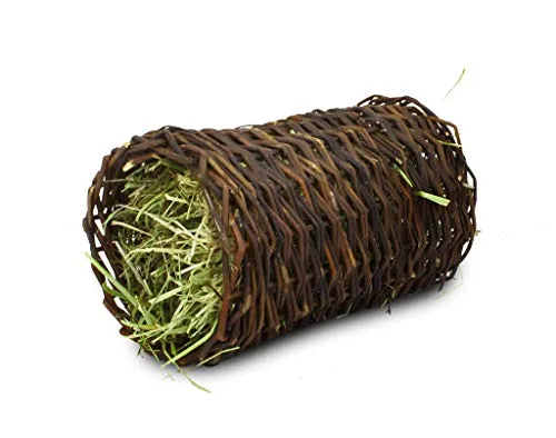 Mr. Woodfield Weiden-Heutunnel mittel Ergänzungsfuttermittel für Zwergkaninchen, Meerschweinchen, Ratten, Hamster, Mäuse, Chinchillas und Degus.