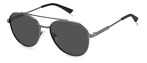Polaroid Pld 4119/s/x KJ1/M9 DK RUTHENIUM Sunglasses Men's Steel, Standard, 56