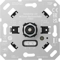 Jung 1735 DD Drehdimmer LED mit Druck-Wechselschalter