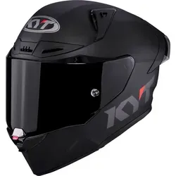 KYT R1R Plain Integralhelm - Matt-Schwarz - M - Hochwertiger Integralhelm für Motorradfahrer, entwickelt mit modernster Technik für optimale Aerodynamik und Komfort. Ideal für Straße und Rennstrecke, mit herausnehmbarem Innenfutter und kratzfestem Visier.