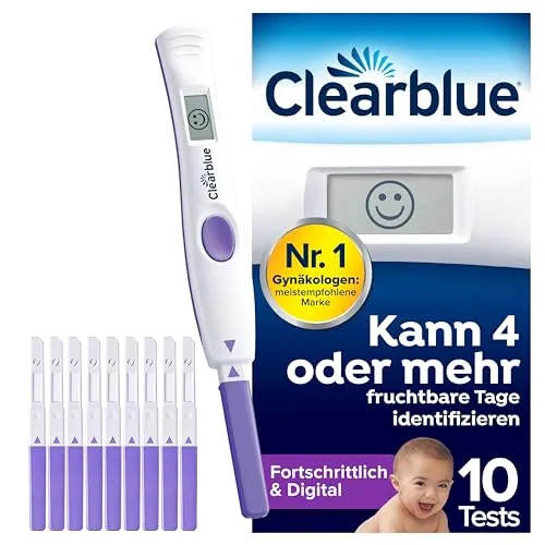 Clearblue Ovulationstest Fortschrittlich Digital 10 St von Clearblue