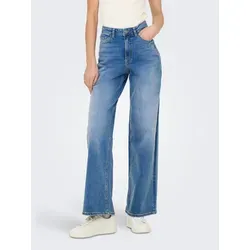 JDY High-waist-Jeans FELINA-FINA HW WIDE MED BLUE DNM NOOS von JDY