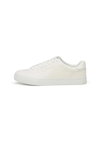 Marc O'Polo Sneaker Model Bodil aus Rindleder in Weiß, Größe 45 - Eleganter Sneaker aus feinem Rindleder mit recyceltem Mesh-Futter. Die herausnehmbare Innensohle aus Memory Foam sorgt für hohen Tragekomfort. Ideal für stilvolle Freizeitlooks.