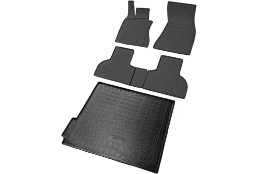RECAMBO Kofferraumwanne für BMW X5 F15 (2013-2018) - Passgenaue Kofferraumwanne aus robustem TPE-Material für den BMW X5 F15. Schützt Ihren Kofferraum zuverlässig vor Schmutz und Flüssigkeiten und bleibt dabei geruchsneutral.