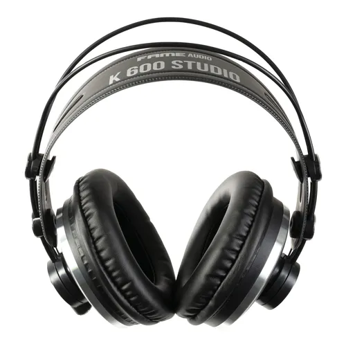 Fame Audio K 600 Studio Kopfhörer - DJ-Kopfhörer mit geschlossener Bauweise, ideal für Studioaufnahmen und Monitoring, bietet hervorragende Geräuschabschirmung und hohen Tragekomfort durch leichte Bauweise und bequeme Ohrpolster.