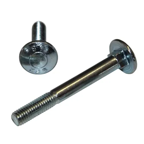 Stück Schlossschrauben M6 x 60 Verzinkt DIN 603 Flachrundschrauben mit Vierkantansatz Flachrundkopf Schrauben Schloßschrauben Schlossschraube 50