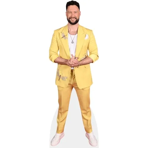 Calum Scott (Yellow Suit) Pappaufsteller mini von Celebrity Cutouts