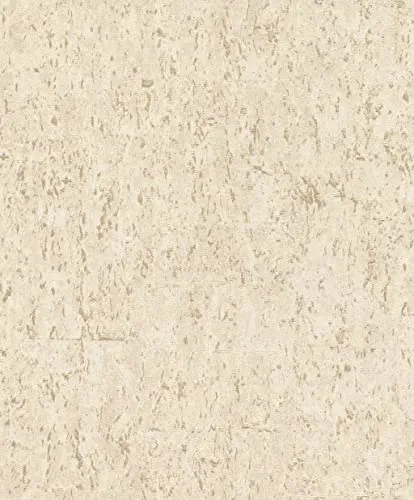 Rasch Tapete 538328 - Beige-goldene Vliestapete im industriellen Design - Stilvolle Tapete mit Kork-Optik für ein edles Ambiente. Wasserbeständig und leicht abwischbar, ideal für Küche und Wohnräume. Einfach zu tapezieren und rückstandslos ablösbar.