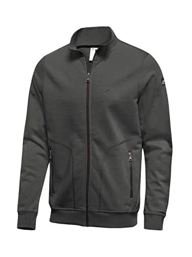Joy Sportswear Karsten Herren-Jacke - Sportjacke für Herren, bequeme Langarm-Zip-Jacke, ideal für Fitnessworkouts und Freizeit, in stylischem Basalt Melange.