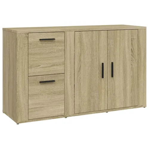 furnicato Sideboard Sonoma-Eiche 100x33x59,5 cm