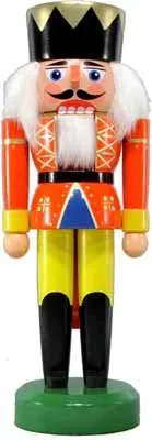 Rudolphs Schatzkiste Nussknacker König rot in rot von Rudolphs Schatzkiste