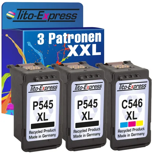 Patronen für Canon PG-545 CL-546 XL Pixma MG2550s TS3150 TS3350 T3351 TS3450 3