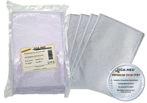TIGA Med Waschhandschuhe ultrasoft 80 g/qm