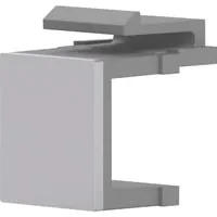Ubiquiti LAN Port Blocker UACC-KEYSTONE-BLANK-INSERT - Packung mit 24 LAN-Portblockern, schützt ungenutzte Ports vor Staub und Beschädigung, ideal für Netzwerkinstallationen.