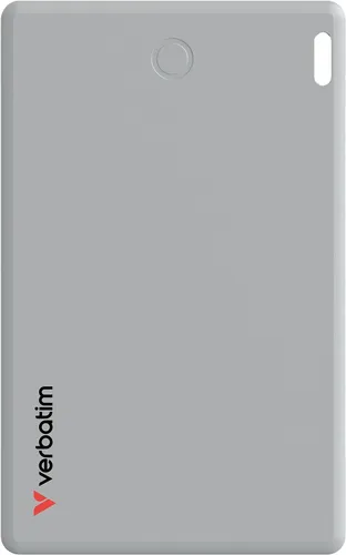 Verbatim My Finder Card - Slim Wallet Tracker-Karte, wiederaufladbar und wasser- sowie staubdicht für Geldbeutel und Reisepass