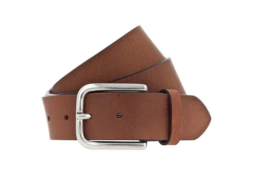 Vanzetti Ledergürtel mit Dornschließe in Braun 105 - Hochwertiger Herren-Ledergürtel aus echtem Leder mit 4 cm Breite, ideal für stilvolle Outfits und langlebigen Komfort.