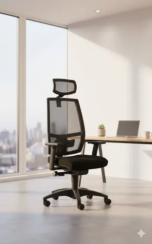 SITWELL STEIFENSAND AG Ergo Mesh Bürostuhl mit atmungsaktiver Rückenlehne - Der Ergo Mesh vereint modernes Design mit optimalem Sitzkomfort. Die atmungsaktive Netz-Rückenlehne sorgt für ideale Luftzirkulation und unterstützt die natürliche Wirbelsäulenform. Ideal für ergonomisches Arbeiten im Büro.