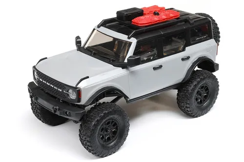 Axial AXI00006 1/24 SCX24 2021 Ford Bronco 4WD Truck Brushed RTR Grau - Autos & Motorräder - Kompakter 1/24 RC-Truck mit 4WD für aufregende Offroad-Abenteuer und realistische Fahrperformance.