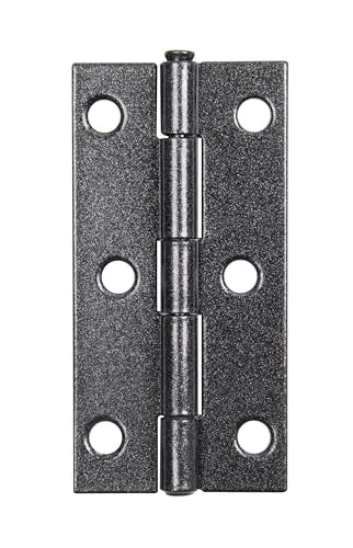 Alberts 823061 DURAVIS® Scharnier | 20er Set, schwarzdiamant duplexbeschichtet - Hochwertige Scharniere mit dekorativem Design für eine elegante verdeckte Montage. Ideal für verschiedene Konstruktionen, wetterfest und langlebig mit 20 Jahren Garantie.