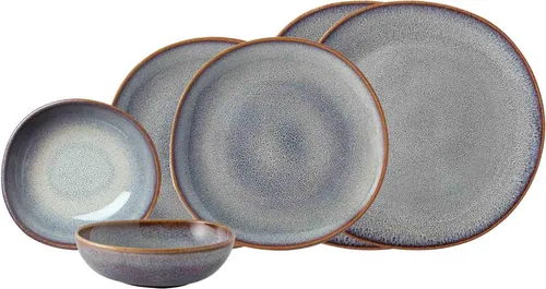like. by Villeroy & Boch Kombiservice Lave 6-teilig für 2 Personen - Elegantes 6-teiliges Kombiservice aus Steingut mit skandinavischem Design. Spülmaschinen- und mikrowellensicher – perfekt für den täglichen Gebrauch und besondere Anlässe.